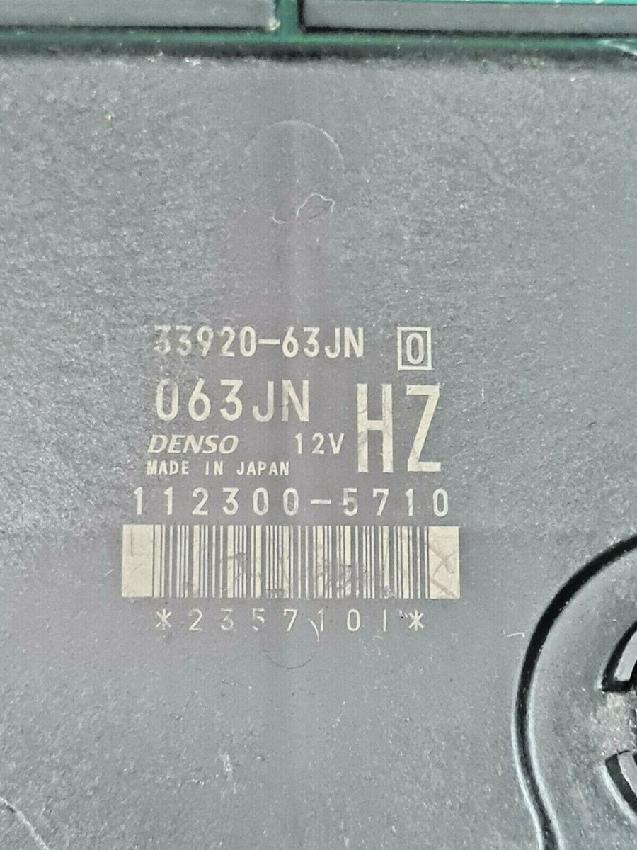 Suzuki Swift ECU 33920-63JN 0 Denso 112300-5710 | eBay