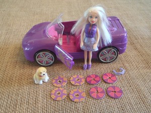 polly pocket purple car