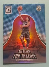 2017-18 Donruss Optic MALCOLM BROGDON #15 Holo All Clear For Takeoff SP #/99