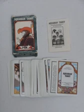 VINTAGE 1993 DAVID PALLADINI AQUARIAN TAROT CARD DECK WITH INSTRUCTIONS & BOX