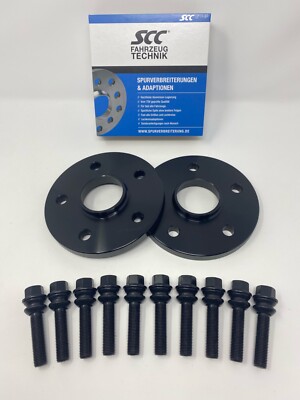 20mm 2x10mm Spurverbreiterung SCC für VW T5 T6 T6.1 T7 Amarok Radschrauben