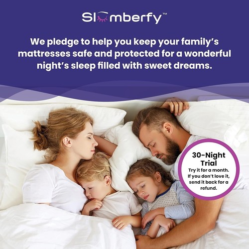 Queen Size Waterproof Bamboo Mattress Encasement by Slumberfy - Picture 6 of 7