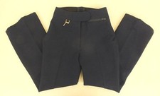 Vintage 1980s Pro Dark Blue Wool Blend Form Fitting Ski Pants Size 6-Regular