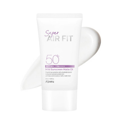 A'pieu Super Air Fit Mild Sunscreen Matte EX SPF50+ PA++++ 50ml (1.69oz)
