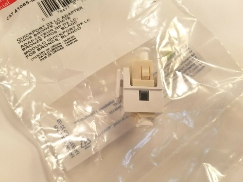 41085-MLW Leviton QuickPort Duplex LC Adapter, SM/MM, Phosphor Bronze Sleeve - Picture 3 of 3