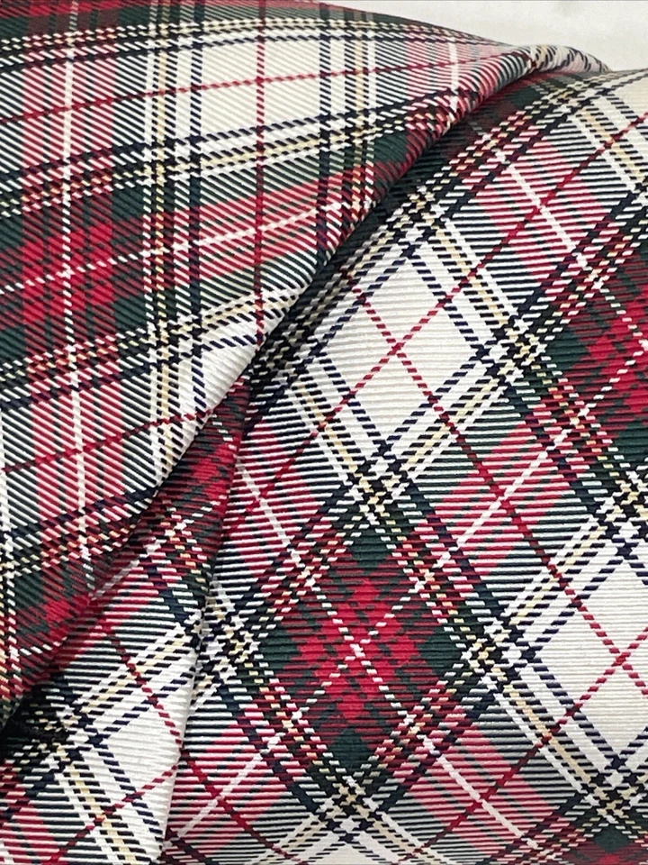 Corbata Lands End Navidad Colores 100% Seda Hecha en EE. UU. Clásica Envío Rápido Foto 3 de 4