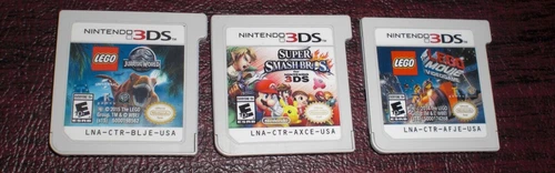 Super Smash Bros LEGO Jurassic World The LEGO Movie 4 3DS 2DS XL Console System