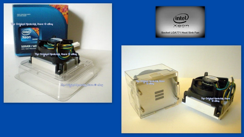 Xeon Heatsink CPU Cooler Fan for E5405 E5410 Socket J LGA771 Server Workstation - Image 2 of 4