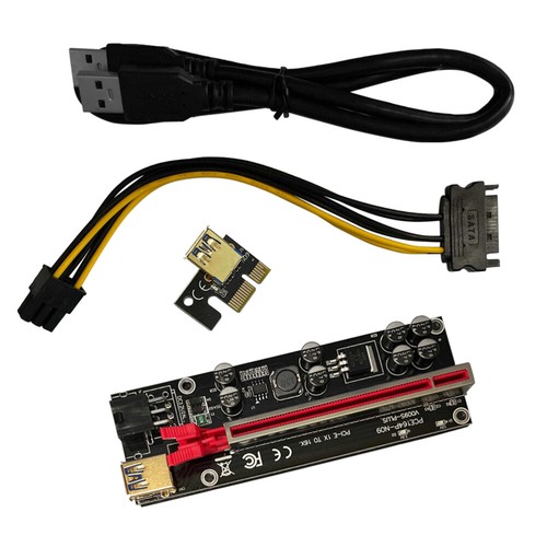 5 Sets PCIe -Grafikkartenverlängerungskabel GPU-Riser-Adapterkarte - Afbeelding 10 van 12