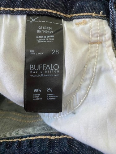 Buffalo David Bitton Jeans Womens W28 Star Stitching Hope Skinny Comfort Stretch - Picture 9 of 11