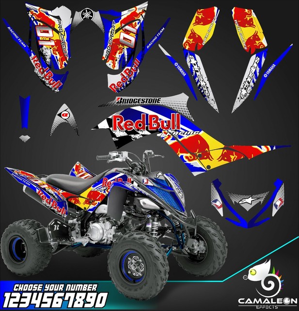 Yamaha Raptor 700R graphics kit 2013 2019 decals stickers kit atv eBay