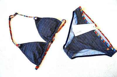 ESPRIT Triangle Bikini-Set Mädchen Gr. 152/158, 164 dunkelblau 29,99   NEU