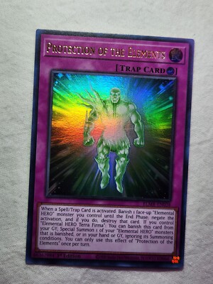 Protection of the Elements - BLMR-EN038 - Ultra Rare - 1st Edition - Yugioh  MINT | eBay