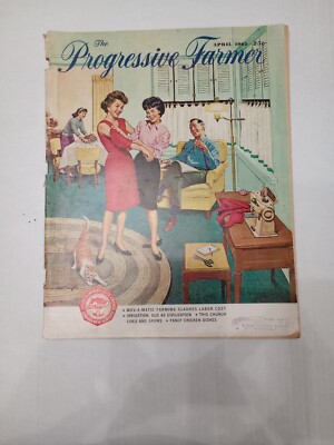 VTG PROGRESSIVE FARMER MAGAZINE April 1962 Winston,BRECK,PEPSI, MANY NICE ADS