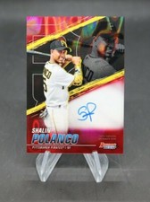 Shalin Polanco 2021 Bowman's Best of 2021 On Card Auto Red Lava Refractor /5