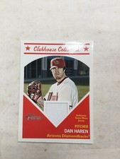 2008 Topps Heritage Clubhouse Collection Dan Haren # HCC-DH