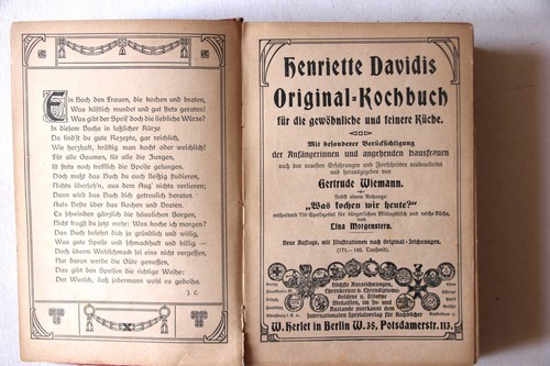 H. Davidis, Original Kochbuch, Berlin, s.d. - Bild 3 von 5