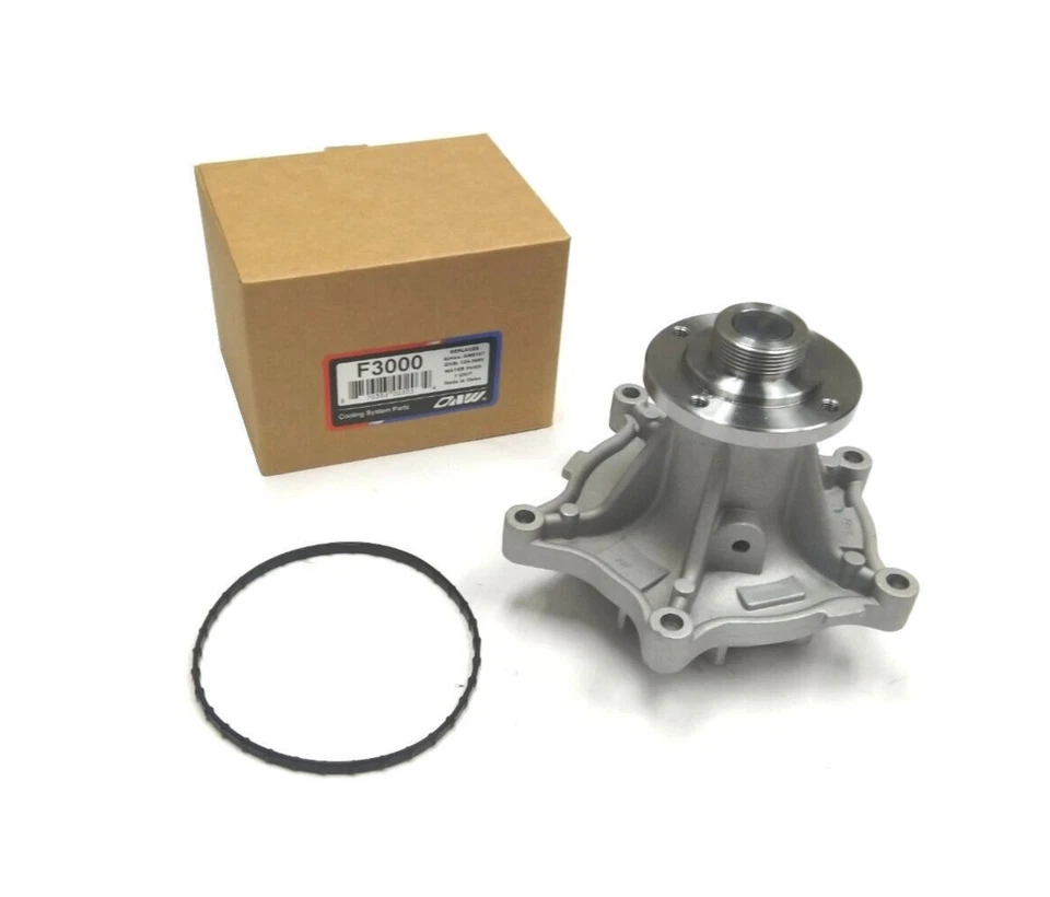 Bomba de agua OAW F3000 para 08-10 Ford 6,4 L Powerstroke diésel impulsor de metal Foto 2 de 4