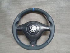Sport Lenkrad Golf 4 R32 GT GTI Passat Bora Skoda mit Airbag Neu Beziehen