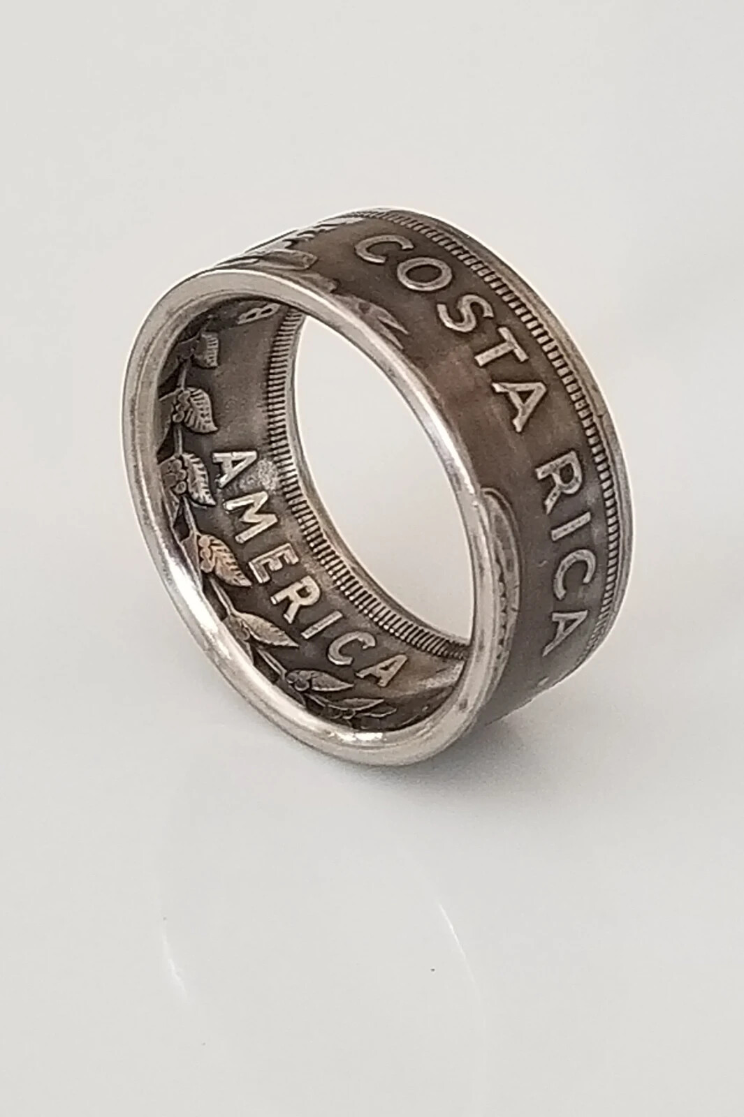 Costa Rica Coin Ring | 2 Colones Coin Ring | Handmade Coin Ring | Costa ...