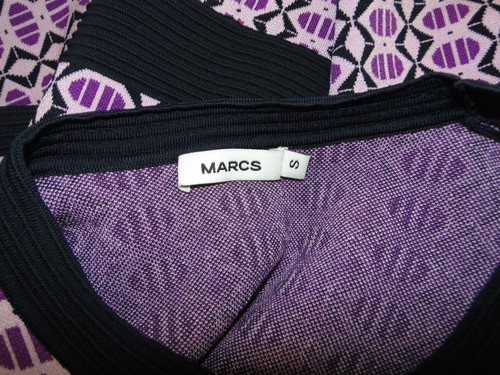 MARCS Homecoming queen geo print knit mini dress Size S new no tag RRP $249.00 - Picture 13 of 13