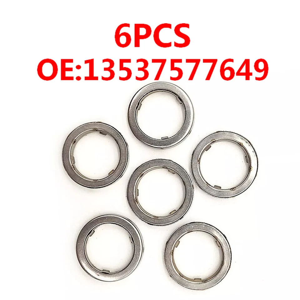 6× Fuel Injector Sealing Ring for BMW 135i 335i 340i N20 B38 N55 13537577649 US - Image 4 of 4