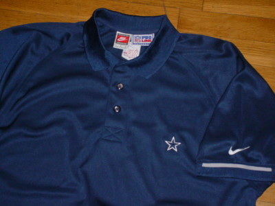 トップス NIKE PRO NFL Dallas Cowboys polo shirt Vtg Nike Authentic NFL Pro Line Dallas Cowboys Team Issued