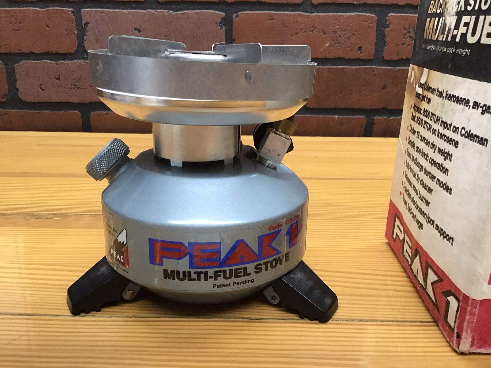 Vintage Coleman Peak 1 550-499 Multi Fuel Backpack Stove Unfired Look ! 👀  – St. John's Institute (Hua Ming)