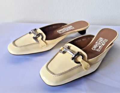 Salvatore Ferragamo TOMORROW Magnolia Patent Calf Leather Salvatore Ferragamo TOMORROW Magnolia Patent Calf Leather