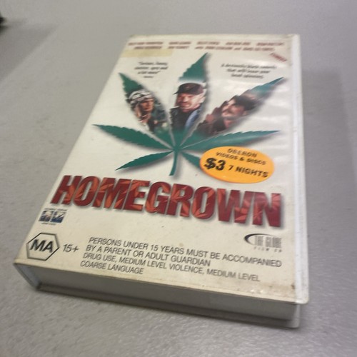 Homegrown On VHS Ex Rental Big box