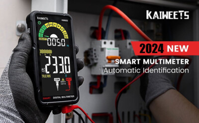 Multimeter Digital Smart True RMS Messgerät Profi Durchgang Kapazität Temperatur