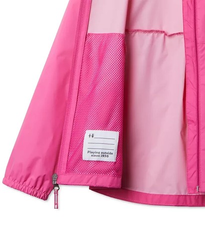 Columbia Girls Pink Switchback II Water-Resistant Jacket Size Small - Picture 3 of 3