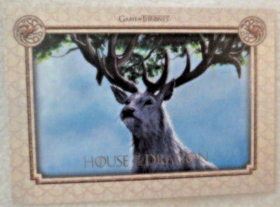 2024 Rittenhouse Game Of Thrones House Of The Dragon Artist Rendition White Stag