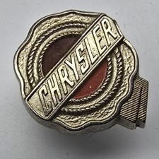 1920s Chrysler Radiator Grille Badge Emblem Ribbon Seal Cloisonne