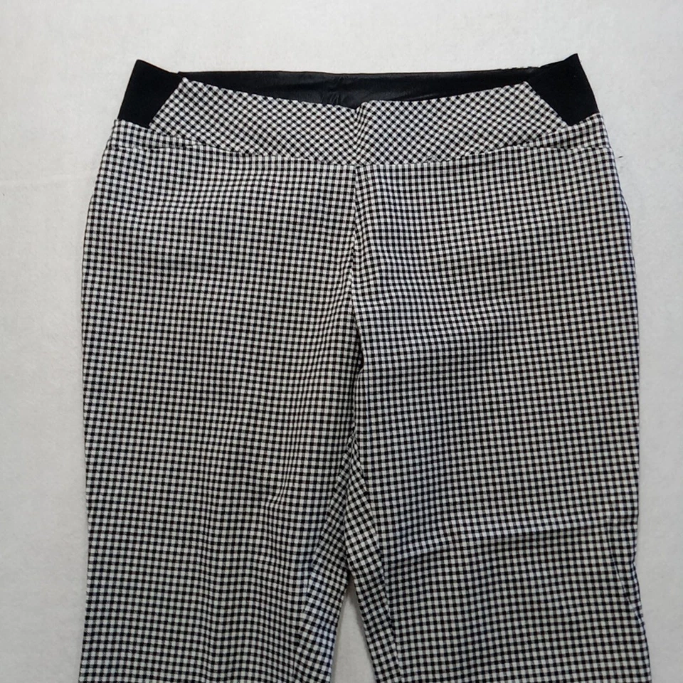 Investments pants women's size 16 black and white checkered - Image 2 of 4