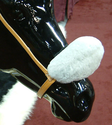 Shadow Roll for Horse Racing Bridle USA Made Just Merino Sheepskin JMS ...