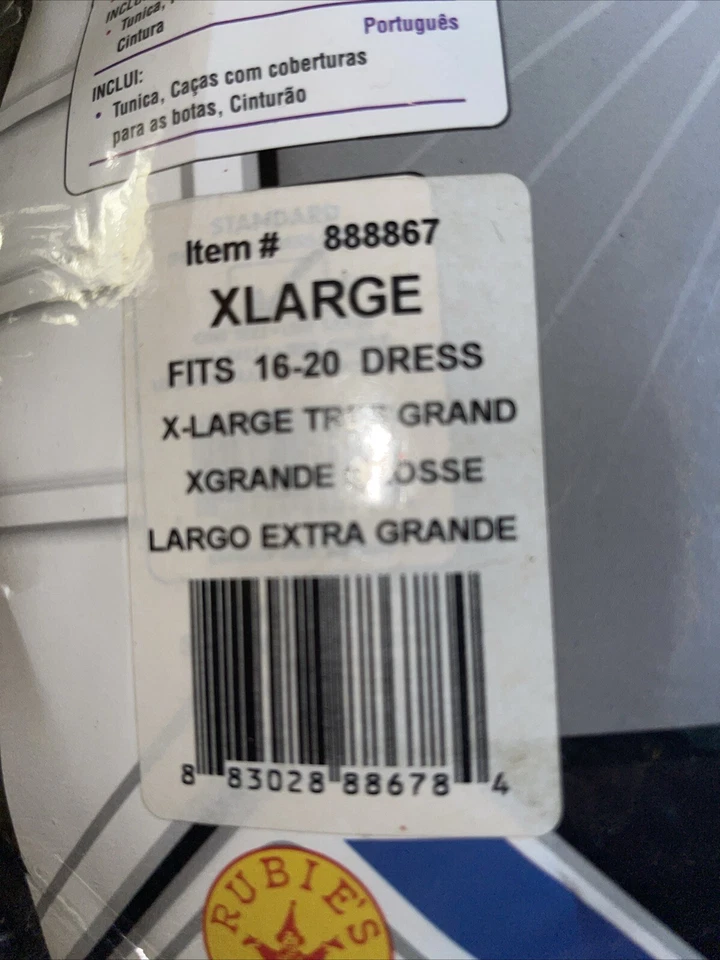 Disfraz de Caballero Jedi de la Guerra de las Galaxias para mujer Rubie cinturón perdido X-grande Foto 3 de 4