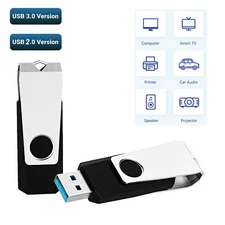 32G 64G 128G USB 2.0/ USB 3.0 Flash Drive Memory Stick Storage Thumb Drives