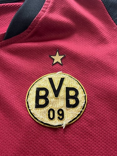 NIKE BORUSSIA DORTMUND 2007 / 2008 AWAY PLAYER ISSUE FOOTBALL SOCCER JERSEY - Picture 4 of 8