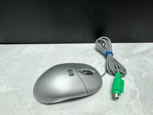 Vintage HP Logitech PS/2 Mechanical Ball Wheel Mouse M-SBJ96 Cleaned Tested - Picture 3 of 8