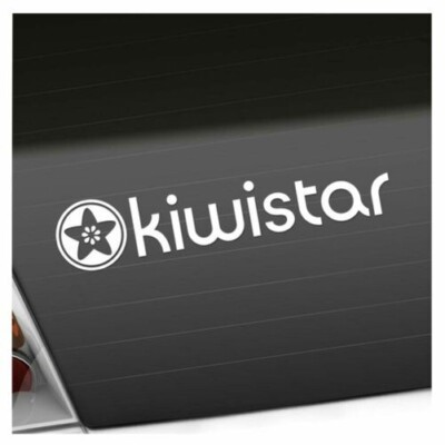Kiwistar - Autocollant - édition Limitée 20 X 7 Cm - Blanc - G10 - Pour