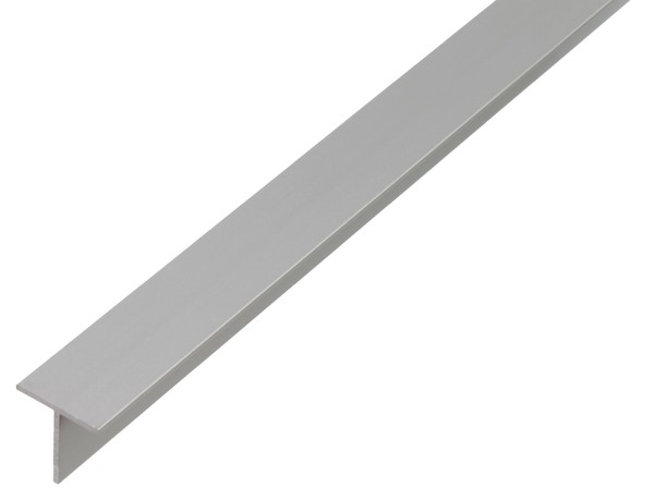 Alberts T-Profil Alu Winkel Aluprofil Aluminiumprofil T-Winkel 1000X20X20Mm-image