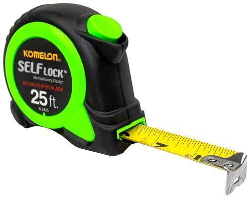 Komelon SL2825 Self Lock 25-Foot Power Tape - Picture 1 of 7