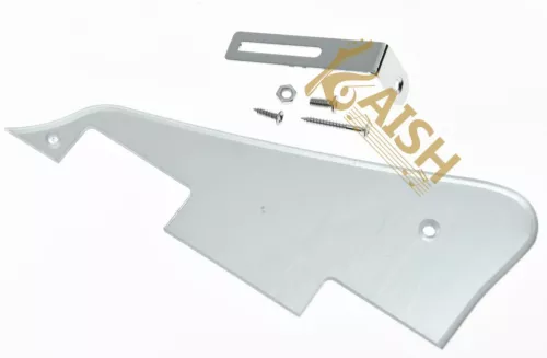 Silver Mirror w/ Chrome Bracket LP Guitar Pickguard Scratch Plate fits Les Paul
