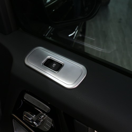 Silver Window Lift Panel Switch Trim Kits For Benz G-Class W463 G500 G63 2019-20 - Picture 7 of 10