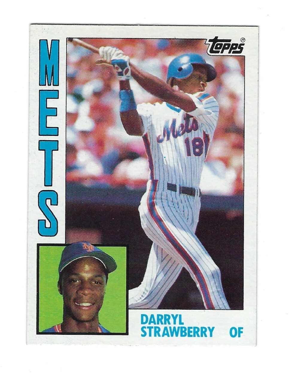 1984 Topps - #182 Darryl Strawberry (RC)