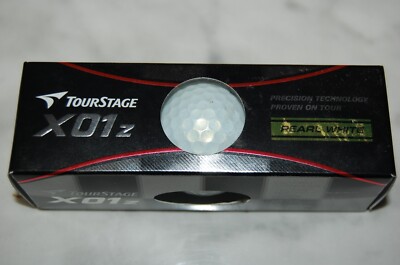 NEW  BRIDGESTONE TourStage  X01z  Pearl White   1 SLEEVE /  3 GOLF  BALLS