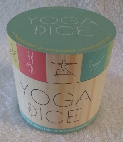 Yoga Dice Wooden 1" Yoga Dice With Instruction Booklet by Chronicle Books 2017