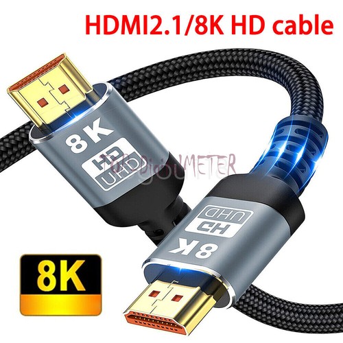 Cavo Hdmi Earc Cavo HDMI 2.1 Ultra Alta Velocità 6 Piedi - Supporta 8K@60Hz, 4K@120Hz, 48 Gbps, HDR, Connettori Placcati Oro Hdmi Cavo - Foto 14