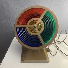 Vintage Snapit Colortone Christmas Tree Roto-wheel Color Wheel Works See Video Vintage Snapit Colortone Christmas Tree Roto-wheel Color Wheel Works See Video